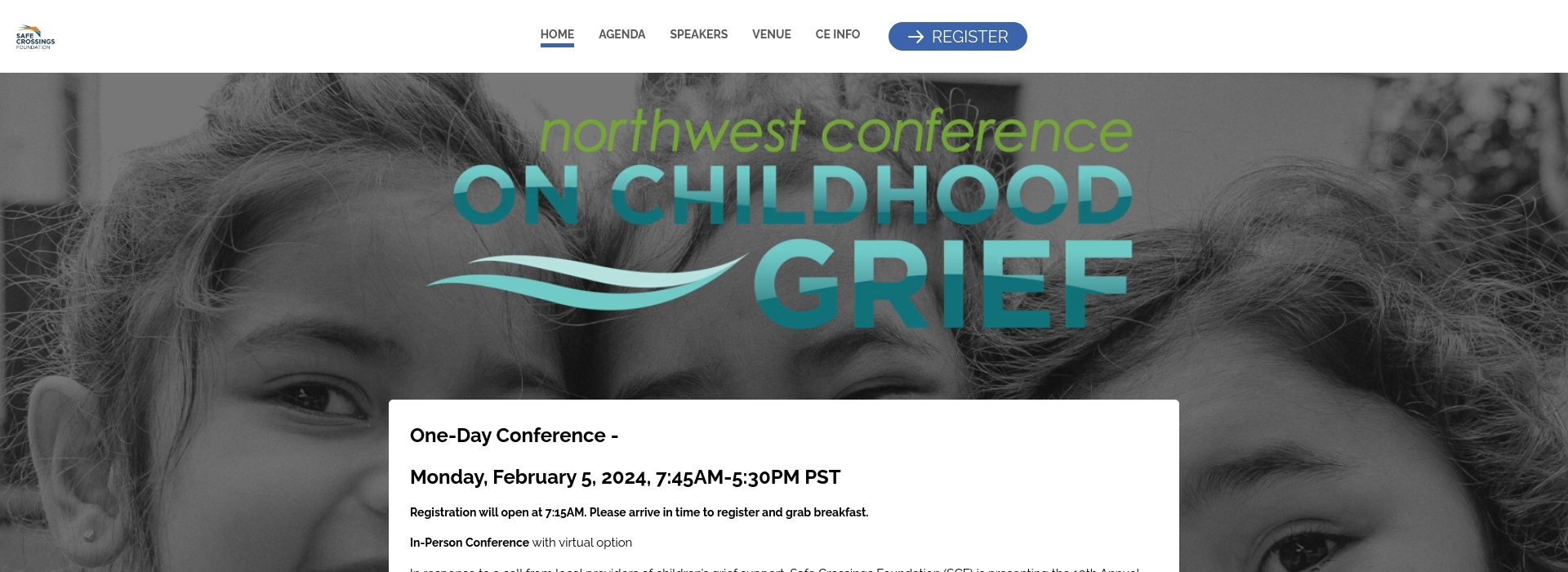 Northwest Conference on Childhood Grief 2024